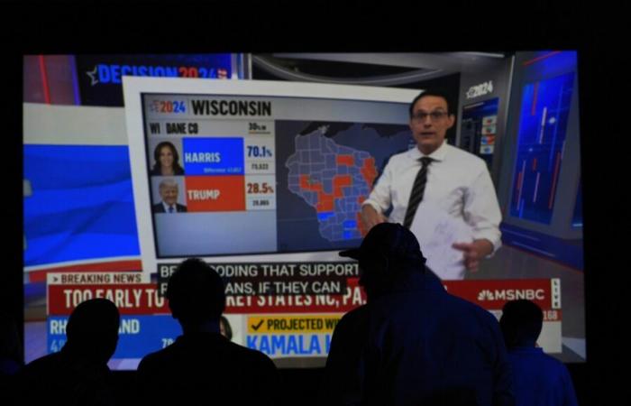 L’audience de la télévision le soir des élections diminue fortement par rapport à 2020 et 2016