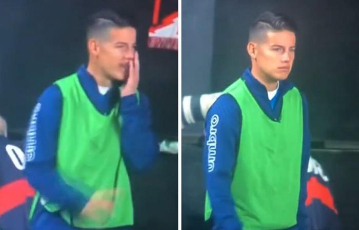 [Video] Moment désagréable pour James au milieu du match du Rayo