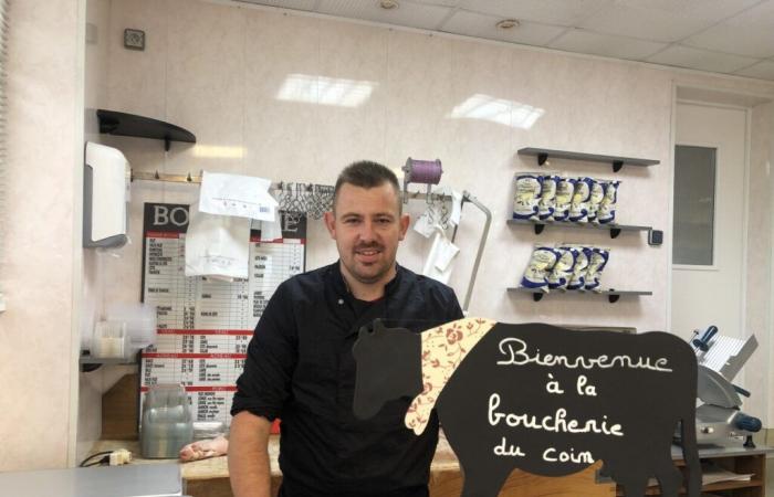 15 ans plus tard, l’ancien apprenti rouvre l’unique boucherie de cette petite commune de la Manche