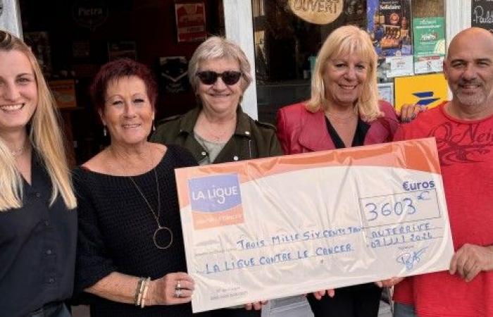 3 603 € reversés à la Ligue contre le cancer du Gers