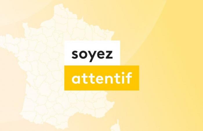 Alertes jaunes dans 3 départements annoncées par Météo-France ce vendredi 8 novembre