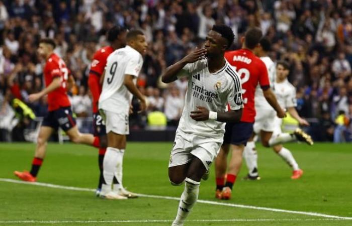 Le Real Madrid déchire contre Osasuna en Liga, triplé pour Vinicius