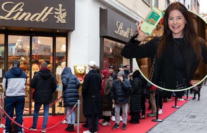 Düsseldorf : faire la queue pour le chocolat Lindt de Dubaï