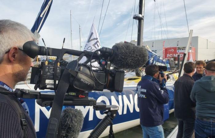 impatience et excitation à la veille du départ du Vendée Globe pour le Breton Benjamin Ferré