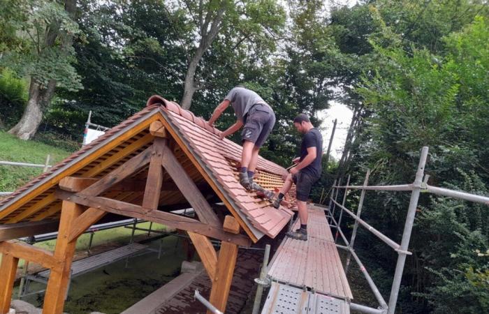 Le lavoir de cette petite commune de l’Eure réhabilité afin de sauvegarder le patrimoine