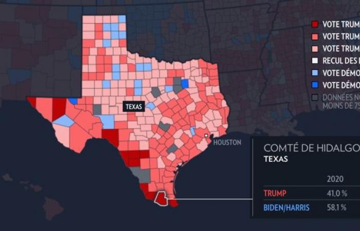 Élection présidentielle américaine | Où Trump et Harris ont-ils réalisé le plus de progrès ?