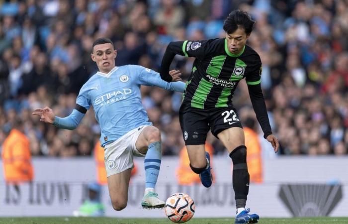 Match Manchester City et Brighton diffusé en direct dans la Premier League anglaise