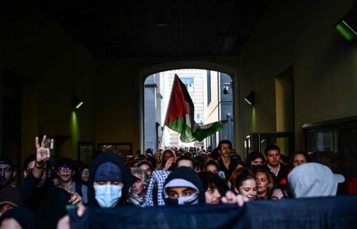 Yaël Braun-Pivet visée par des graffitis et des slogans hostiles de manifestants pro-palestiniens à l’université Lyon-III