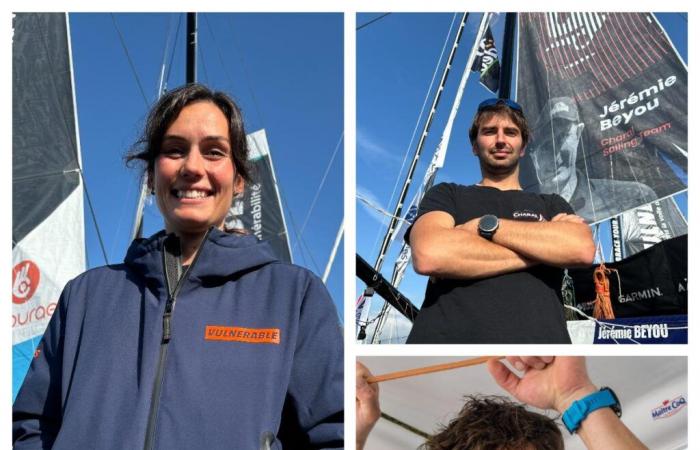 après avoir découvert la voile à La Rochelle, ils font partie des équipes de skippers de la course