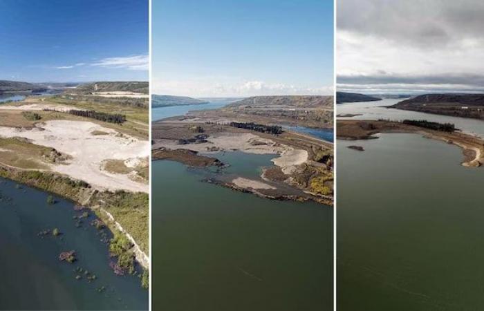 Le réservoir du barrage du Site C est plein