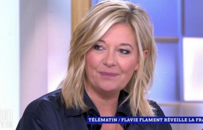 Flavie Flament talks about her new daily life on Télématin (ZAPTV)