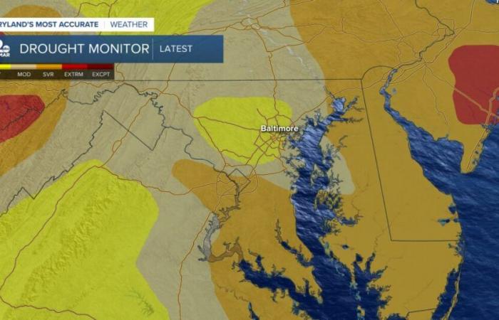 Surveiller la sécheresse dans le Maryland