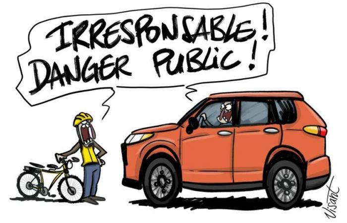 cyclistes contre automobilistes, mots de lecteurs