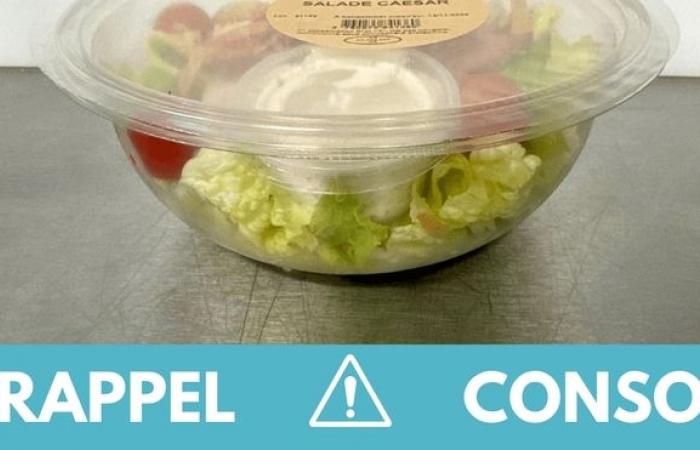 ne mangez pas cette salade César vendue dans toute la France