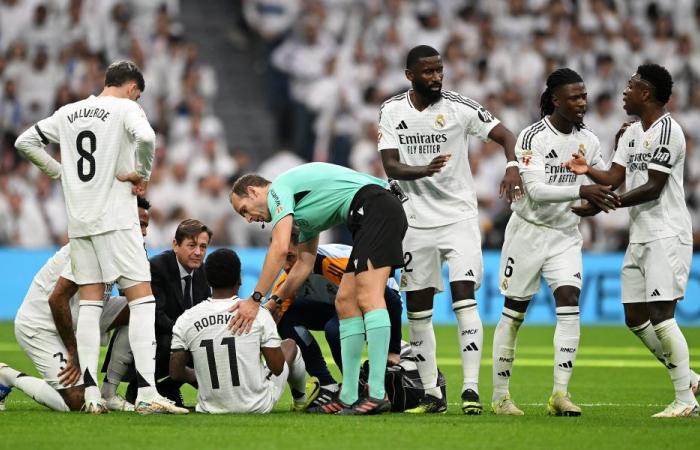 L’attaquant du Real Madrid s’est blessé après 20 minutes contre Osasuna