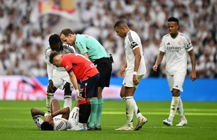 La star du Real Madrid sort du choc contre Osasuna en larmes