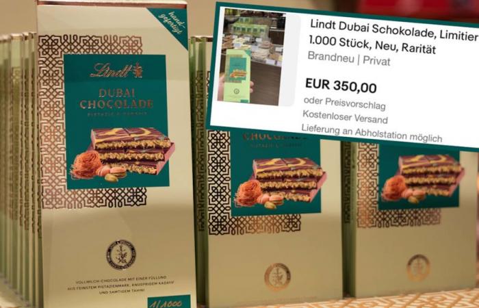 Le chocolat de Dubaï coûte 350 euros sur eBay Regional