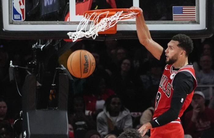 L’efficace Zach LaVine aide les Bulls à mettre fin à une séquence de défaites à son retour