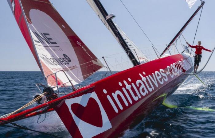 «Ça fait du bien d’être enfin en mer», confie Samantha Davies