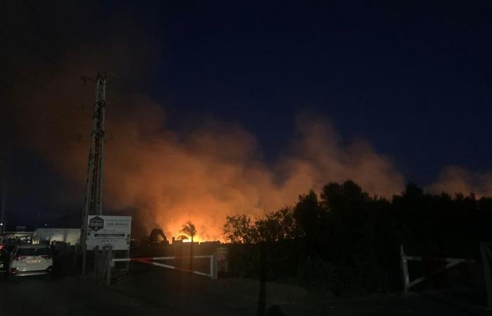 Un incendie majeur à Ducos ce dimanche soir, à Nouméa