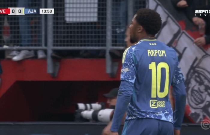 Un geste sportif coûtera cher à Chuba Akpom et à l’Ajax contre le FC Twente