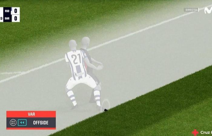 Hors-jeu – le fantôme de Lewandowski. C’est pour cela que le but du Polonais a été retiré, une terrible erreur !