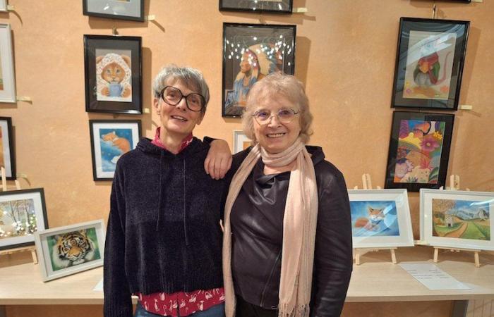 Anne-Marie Minois and Cathy Michot exhibit at the Prieuré