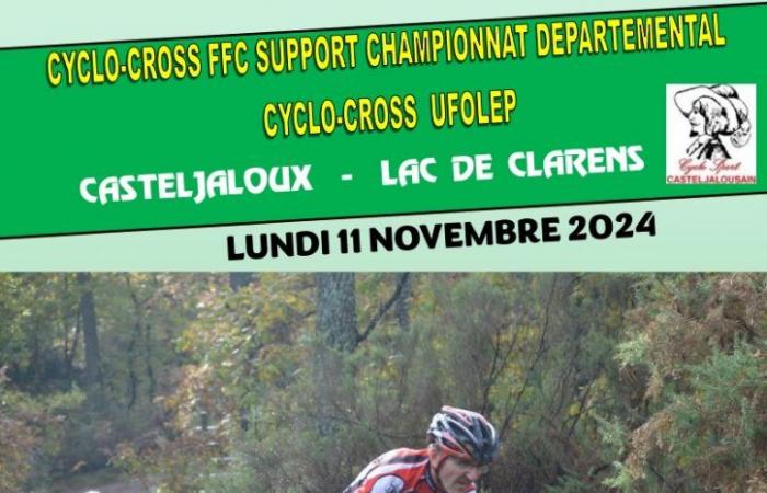 Sud Gironde – CYCLISME — — Participants au cyclo-cross de Casteljaloux au Lac de Clarens