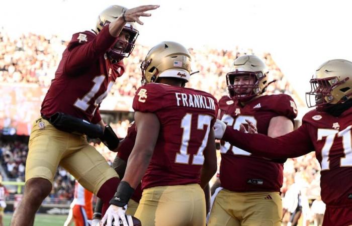 Le stade des anciens affiche complet pour le match du Boston College contre Syracuse