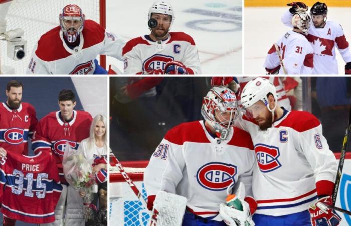 Carey Price rend hommage à Shea Weber à la veille de son intronisation au Temple de la renommée