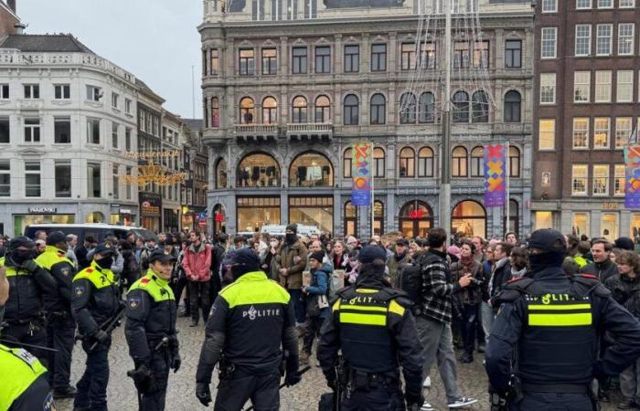 La police néerlandaise arrête des manifestants pro-palestiniens