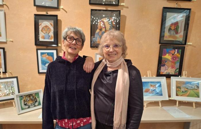 Anne-Marie Minois and Cathy Michot exhibit at the Prieuré