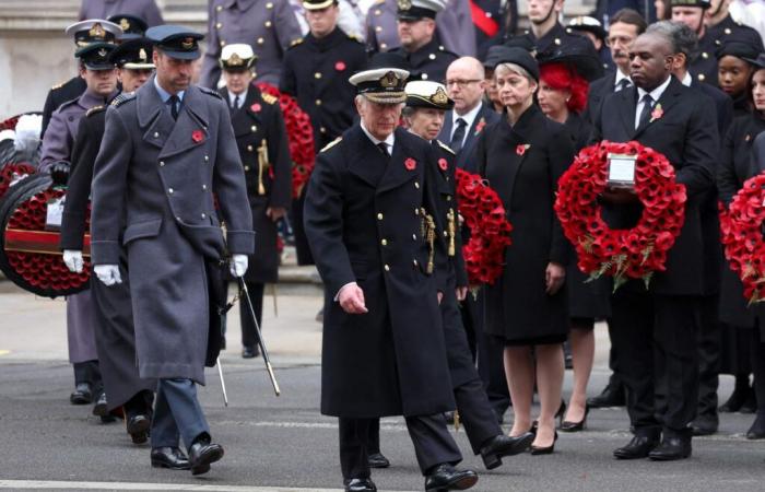 Le roi Charles III rend hommage aux soldats britanniques, en présence de la princesse Kate