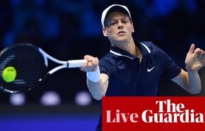 Jannik Sinner v Alex de Minaur: ATP Finals group-stage tennis – live