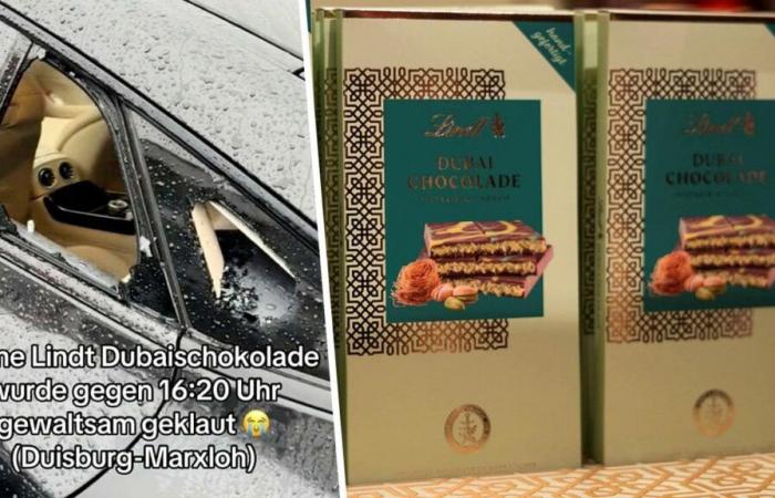 Chocolat de Dubaï : vitre de voiture brisée à cause du bar Lindt !