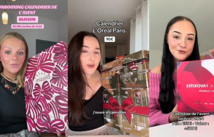 parce que la frénésie du calendrier de l’Avent s’empare de Tiktok