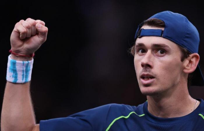 Alex De Minaur, qui est l’adversaire de Sinner lors de la finale de l’ATP à Turin :