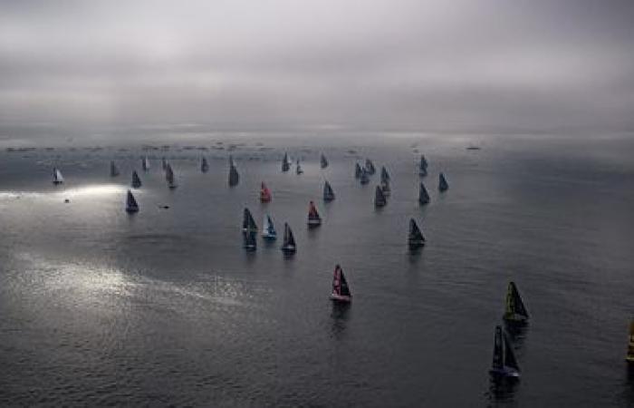 EN IMAGES. Les photos marquantes du grand départ du Vendée Globe 2024