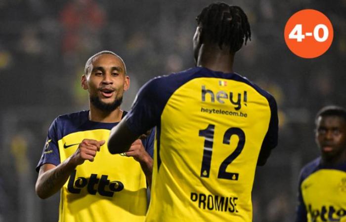 Le fils prodigue Loïc Lapoussin aide l’Union avec un but et assiste l’ancien leader Genk, battu au Dudenpark