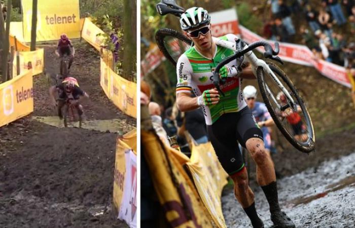 Laurens Sweeck roule en solo vers la victoire au Jaarmarktcross de Niel, Eli Iserbyt s’écrase dans la boue mais termine quand même quatrième