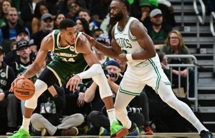 Jaylen Brown prend un gros coup de Giannis Antetokounmpo • Basket USA