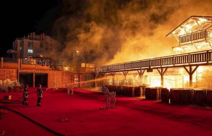 le marché de Noël du Barcarès ravagé par les flammes