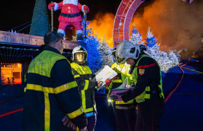 le marché de Noël partiellement détruit avant son ouverture