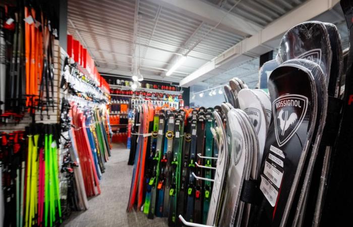 Ralentissement dans les magasins de ski