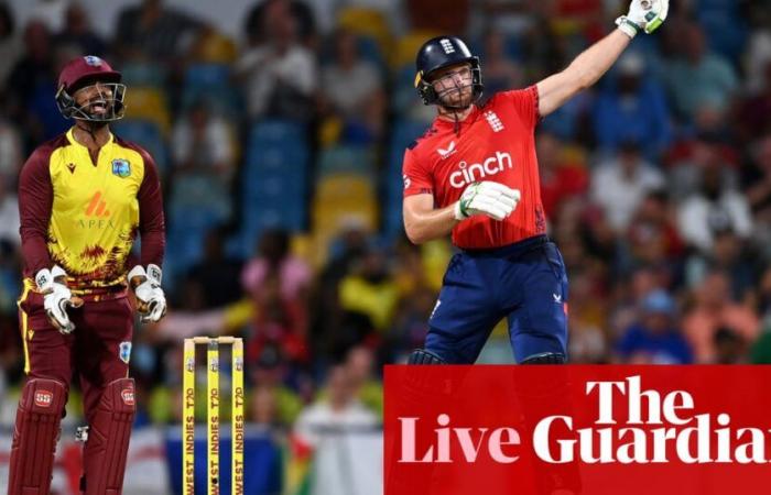 Antilles contre Angleterre : deuxième international de cricket masculin T20 – comme c’est arrivé