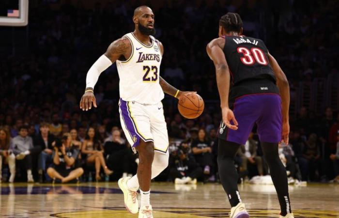 Les Raptors tombent face aux Lakers en seconde période, 123-103