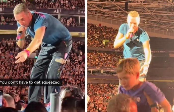 le chanteur Chris Martin interrompt le spectacle et sauve un enfant étouffé par la foule (vidéo)