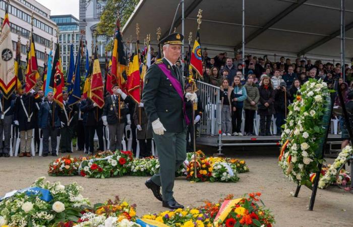 Le roi Philippe rend hommage aux soldats tombés amoureux de la patrie belge