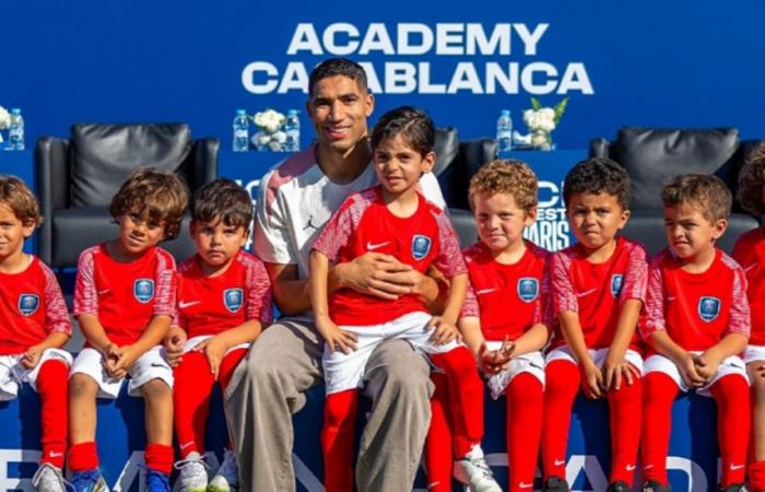 Achraf Hakimi inaugure la toute nouvelle académie du club à Casablanca