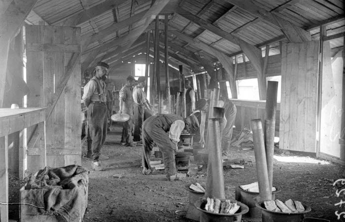 Prisonniers allemands à Saint-Dizier, en 1916